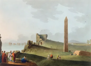 Die Obelisken von Alexandria, genannt Kleopatras Nadeln, Tafel 12 aus 